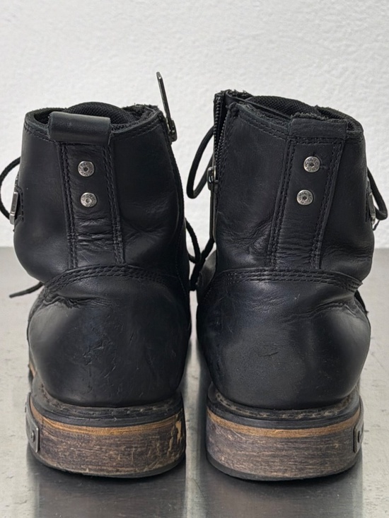 Harley-Davidson Clancy Leather Waterproof Moto Boots Men\'s Size 11 main image 5